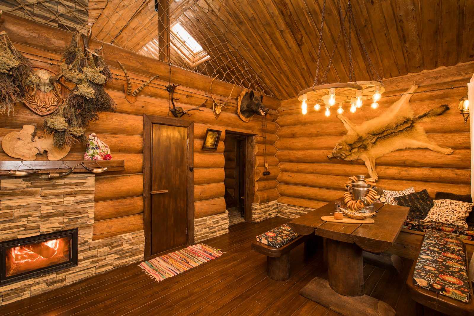 Таёжная изба — баня на дровах в Барин House